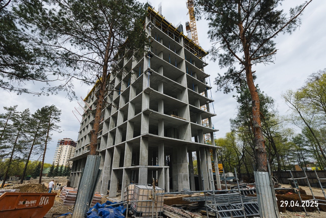 Ход строительства — Апрель 2025