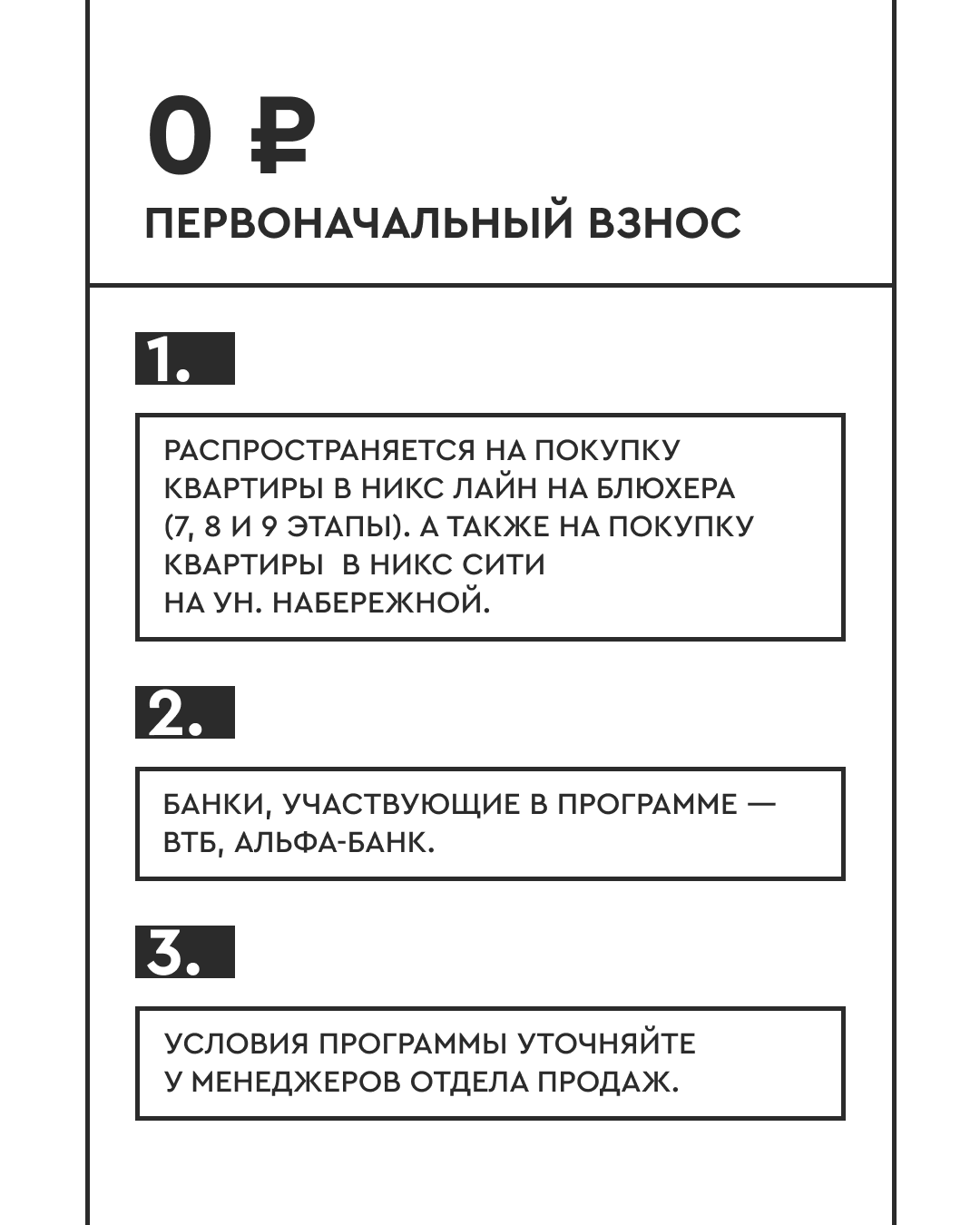 Квартиры без стартового капитала